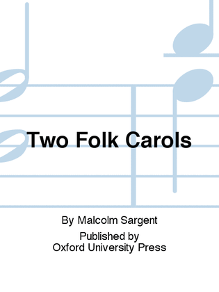 Book cover for Two Folk Carols