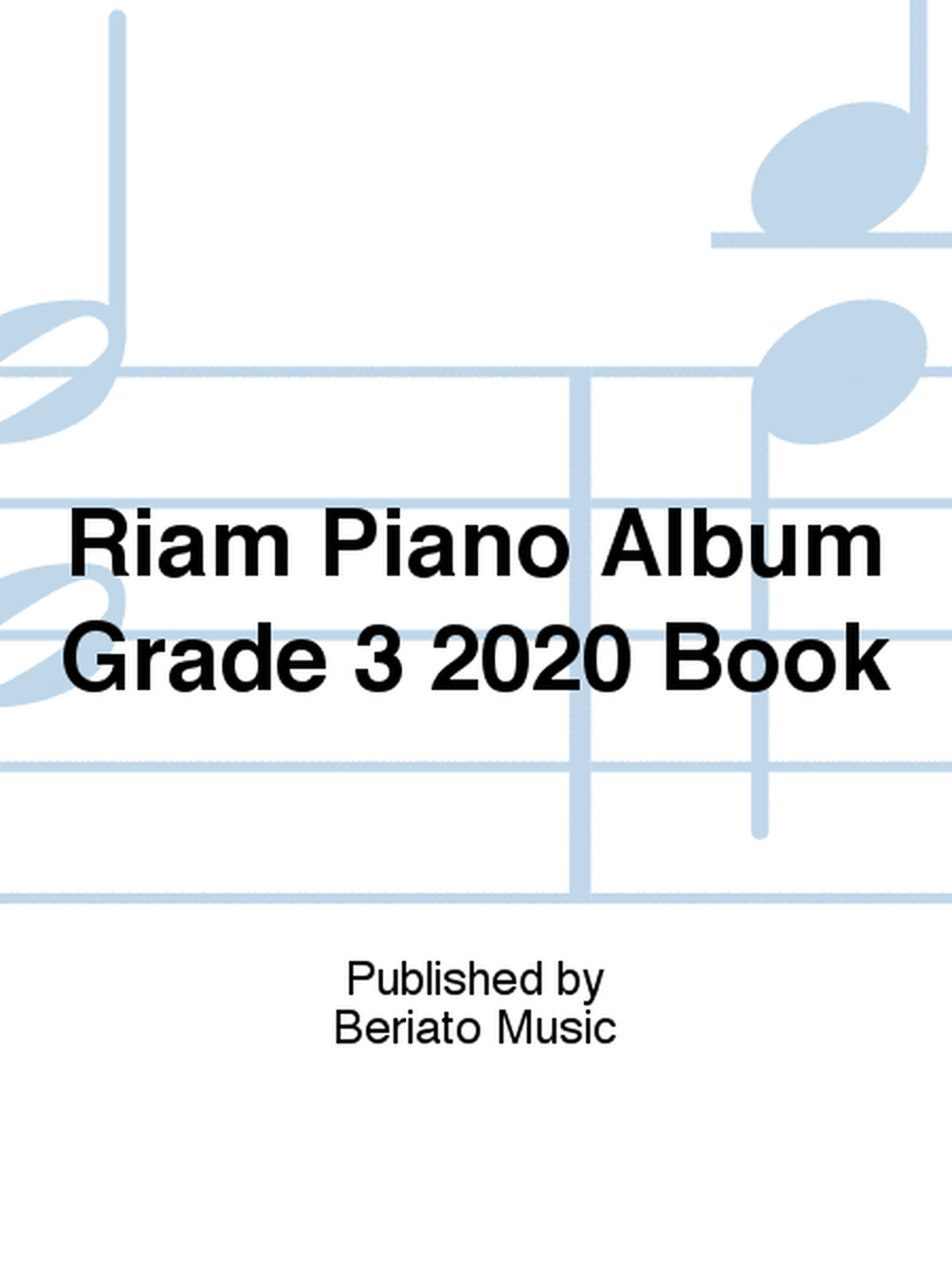 Riam Piano Album Grade 3 2020 Book