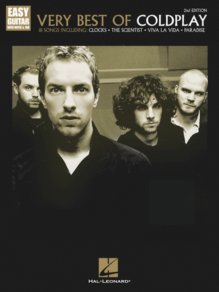 Book cover for Very Best of Coldplay – 2nd Edition