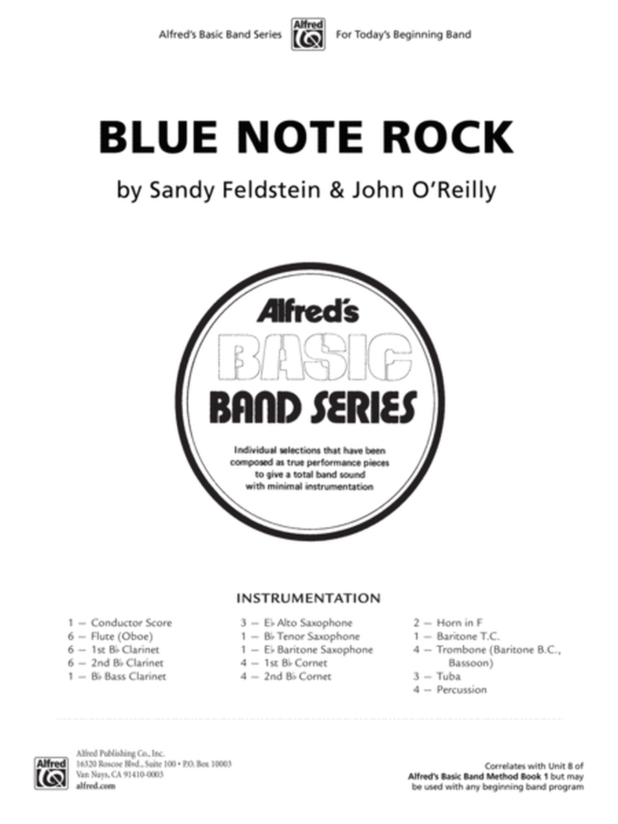 Blue Note Rock: Score