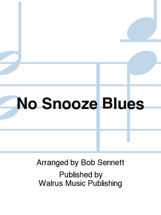Book cover for No Snooze Blues