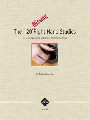 Book cover for The 120 Missing Right Hand Studies