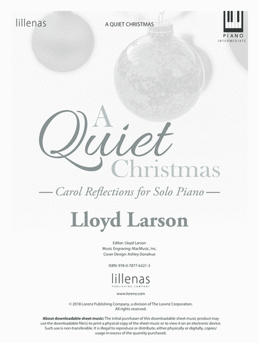 A Quiet Christmas - Digital Download