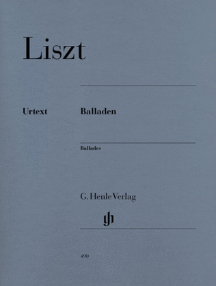 Book cover for Liszt - Ballades Urtext