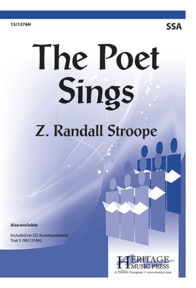 Book cover for The Poet Sings