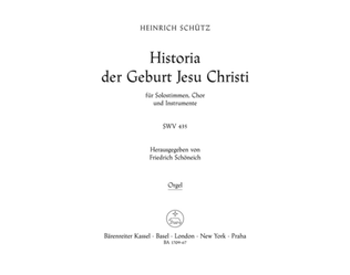 Book cover for Historia der Geburt Jesu Christi SWV 435