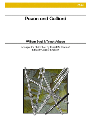 Book cover for Pavan and Galliard for Flute Choir