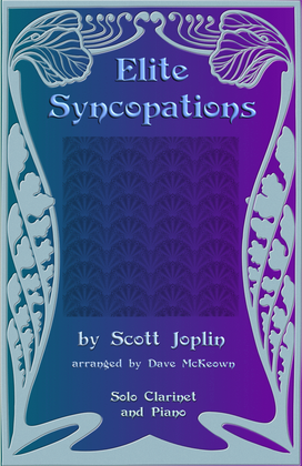 Book cover for The Elite Syncopations for Solo Clarinet and Piano