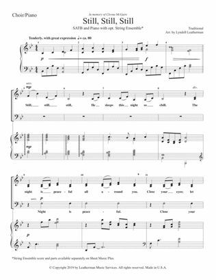 Still, Still, Still--SATB octavo