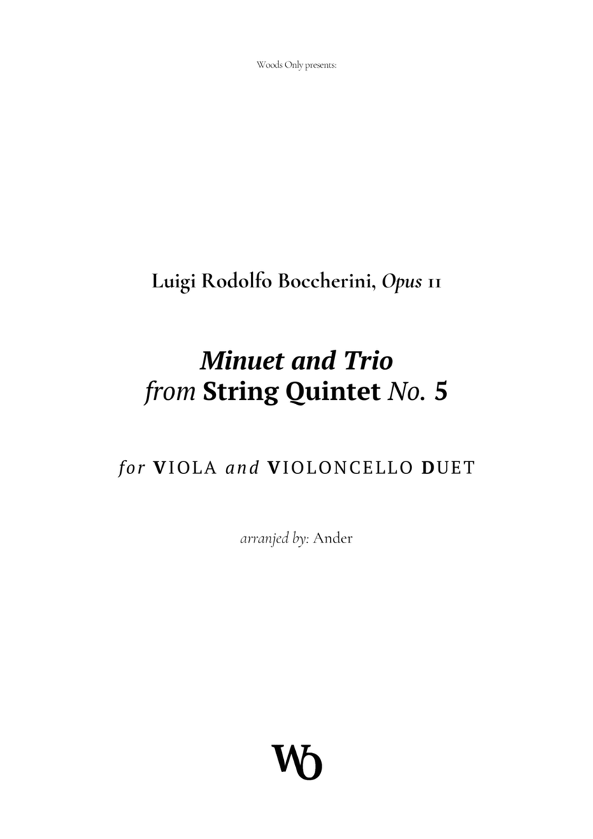 Minuet by Boccherini for Viola and Cello image number null