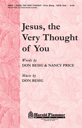 Book cover for Jesus, the Very Thought of You