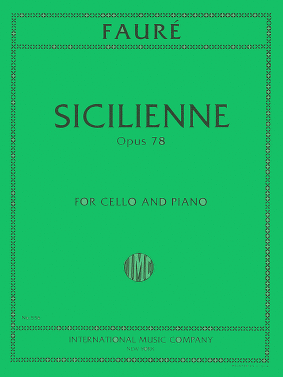 Sicilienne, Opus 78