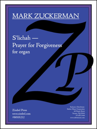 Book cover for S'lichah – Prayer for Forgiveness