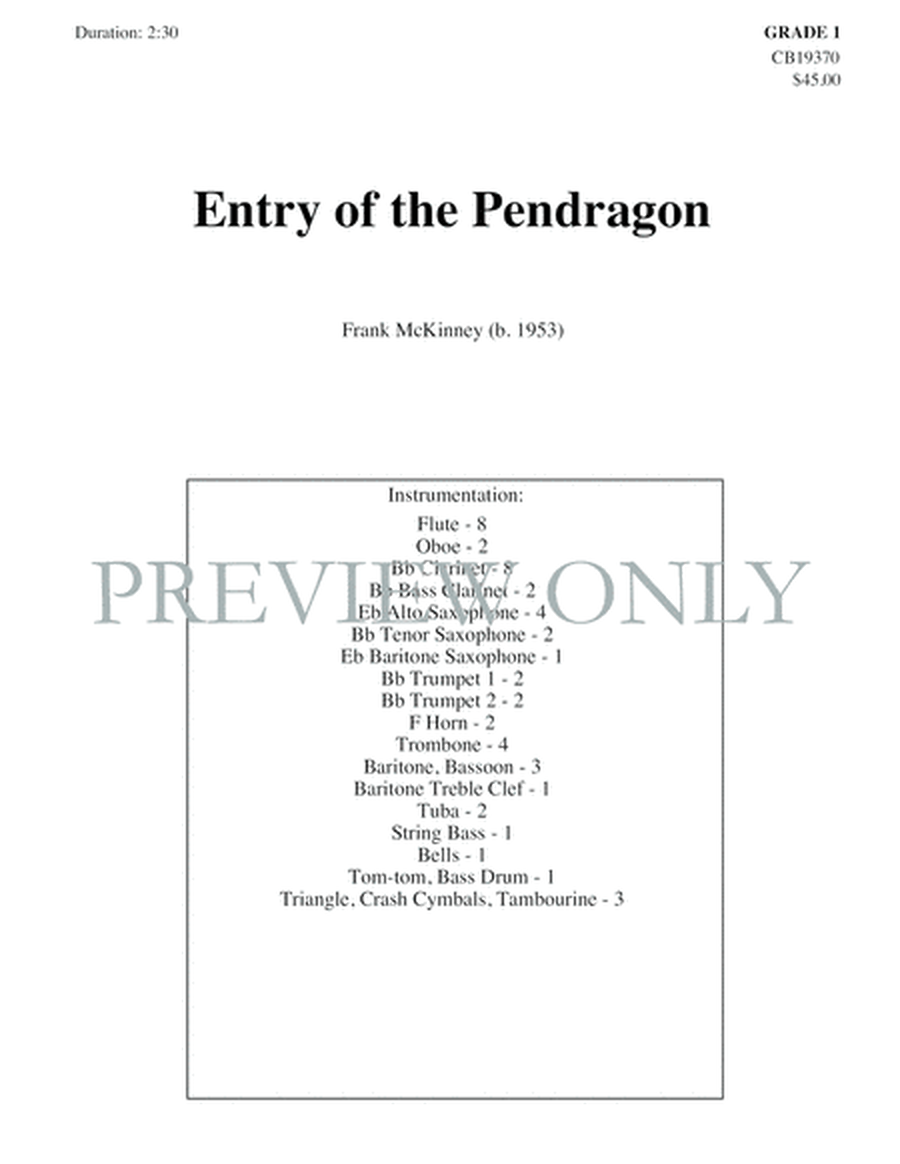 Entry of the Pendragon image number null