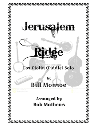 Book cover for Jerusalem Ridge