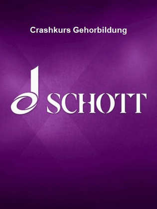 Book cover for Crashkurs Gehörbildung