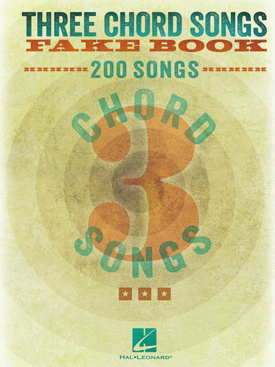 Three Chord Songs Fake Book