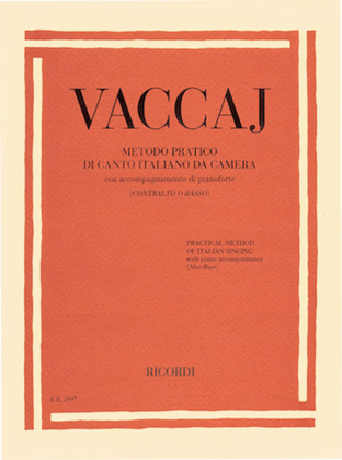 Book cover for Practical Method of Italian Singing