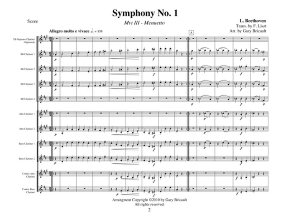 Mvt III - Menuetto from Symphony No. 1 image number null