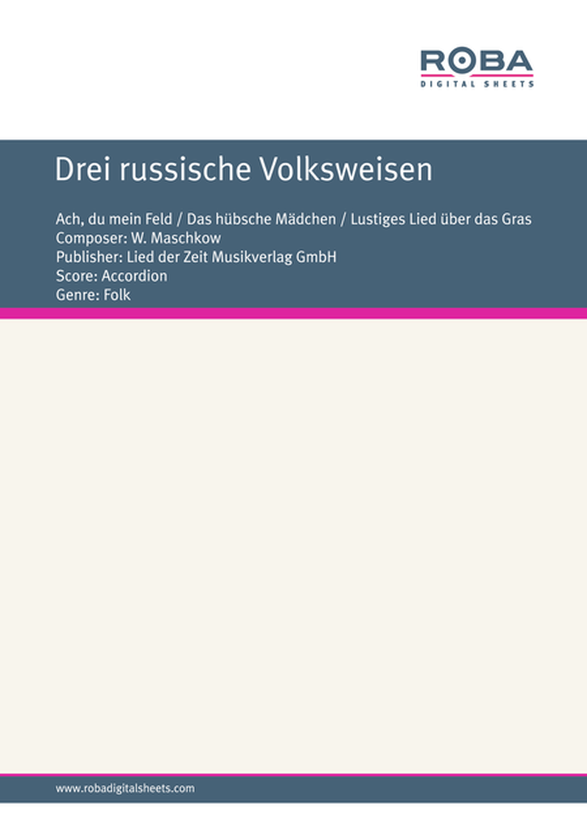 Drei russische Volksweisen