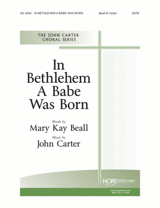 Book cover for In Bethlehem a Babe Was Born