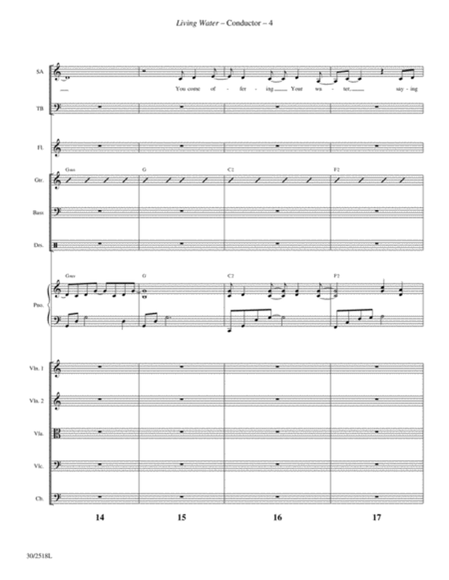 Living Water - Instrumental Ensemble Score and Parts