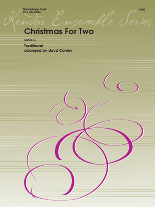 Book cover for Christmas For Two - 2 Alto Saxes