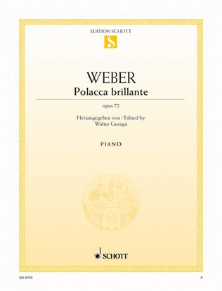 Book cover for Polacca brillante E major, Op. 72