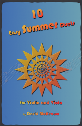 10 Easy Summer Duets for Violin and Viola