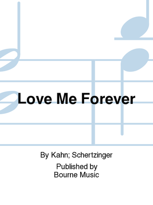 Book cover for Love Me Forever