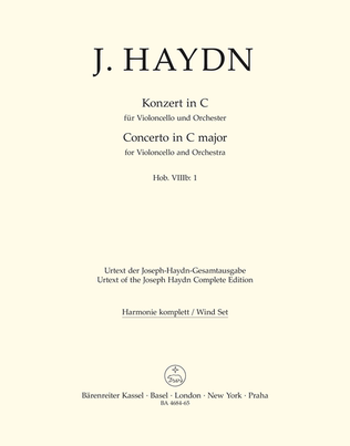 Book cover for Concerto for Violoncello and Orchestra in C major Hob.VIIb:1