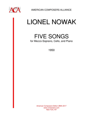 Book cover for [NowakL] Five Songs