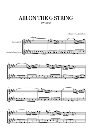 Johann Sebastian Bach - Air on the G String (for Clarinet and Soprano Saxophone)