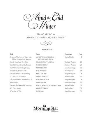 Amid the Cold of Winter: Piano Music for Advent, Christmas, & Epiphany