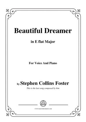 Stephen Collins Foster-Beautiful Dreamer,in E flat Major,for Voice&Piano