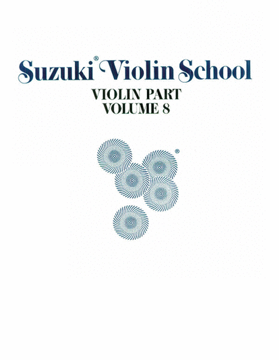 Suzuki Violin School, Volume 8