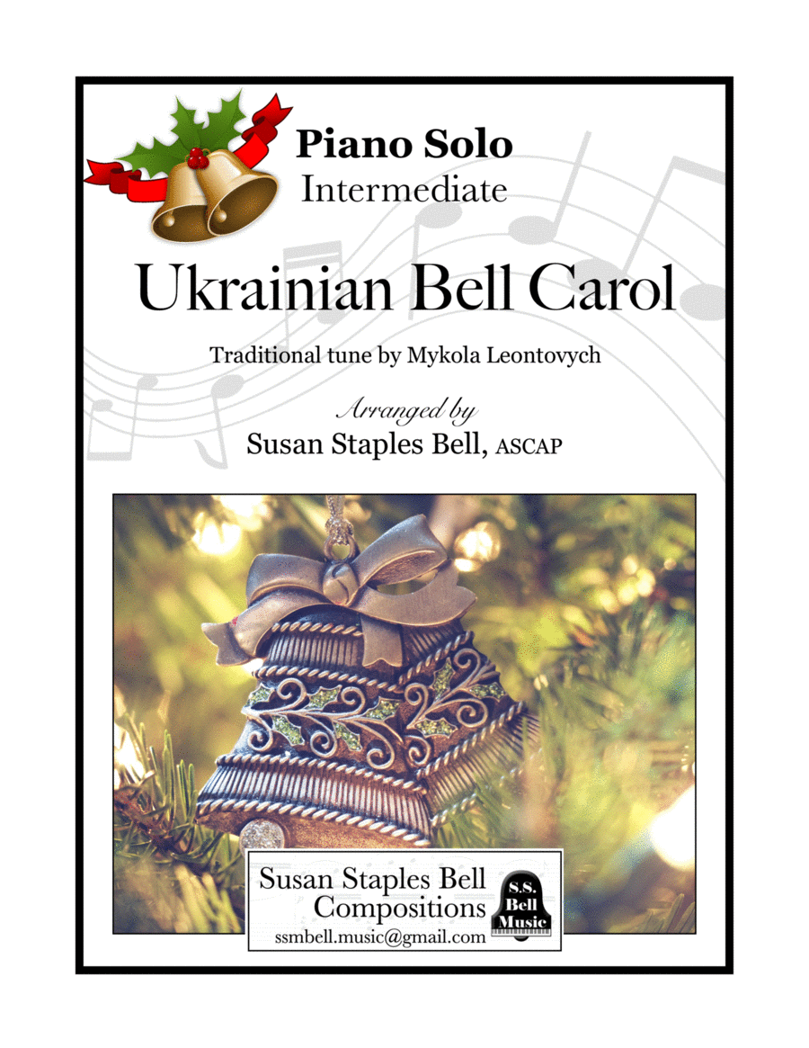 Ukrainian Bell Carol, Piano Solo image number null