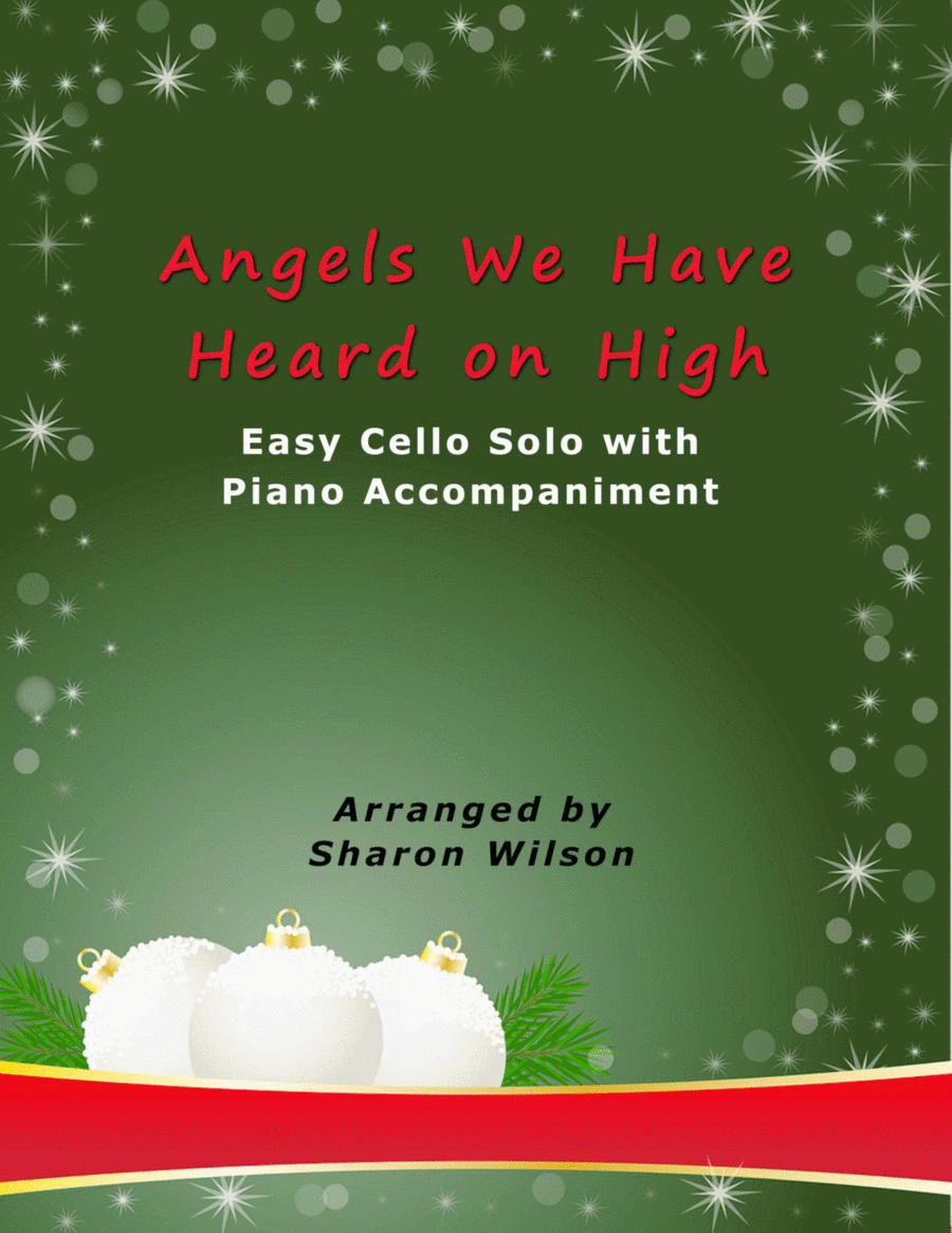 Angels We Have Heard on High (Easy Cello Solo with Piano Accompaniment) image number null