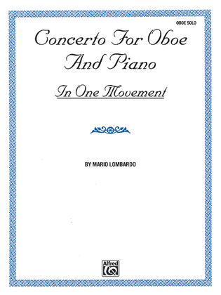 Book cover for Concerto for Oboe and Piano