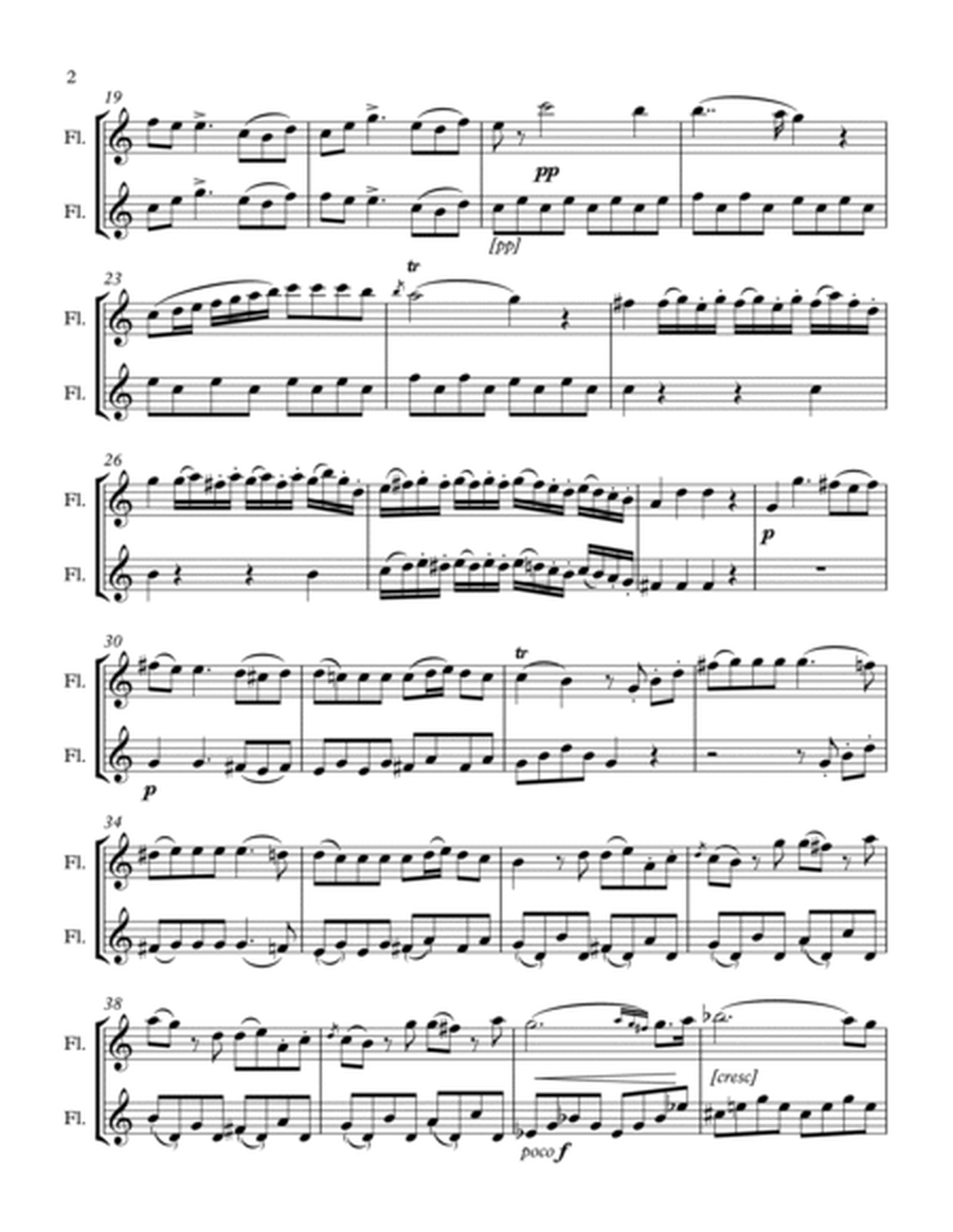 Duet #1 from Book III of Duets for Violin