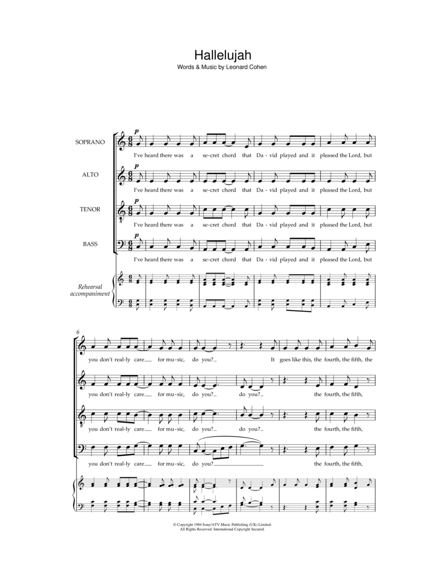 Hallelujah (arr. Barrie Carson Turner)