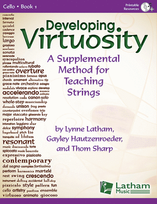 Book cover for Developing Virtuosity bk. 1 - Cello
