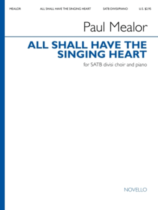 Book cover for All Shall Have the Singing Heart