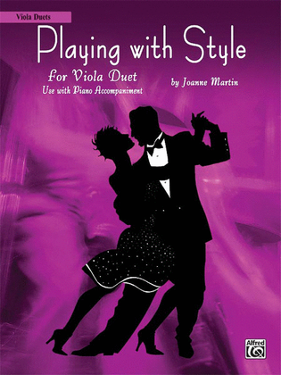 Book cover for Playing with Style - Viola Duets