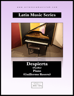 Book cover for Despierta - Pasillo for Piano (Latin Folk Music)