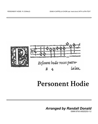 Book cover for Personent Hodie