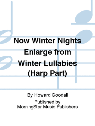 Book cover for Now Winter Nights Enlarge from Winter Lullabies (Harp Part)