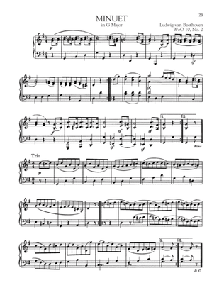 Book cover for Minuet In G Major, WoO 10, No. 2