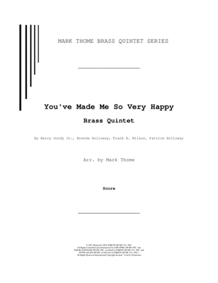 Book cover for You've Made Me So Very Happy