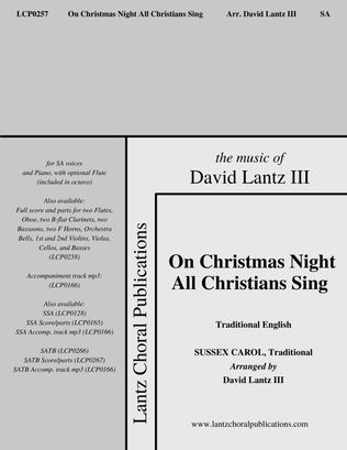 On Christmas Night All Christians Sing